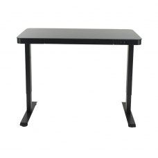 Стеклянный стол с электроприводом LA-T33-E4A (черный),высота 70-120 см, размер столешницы 120*60 см