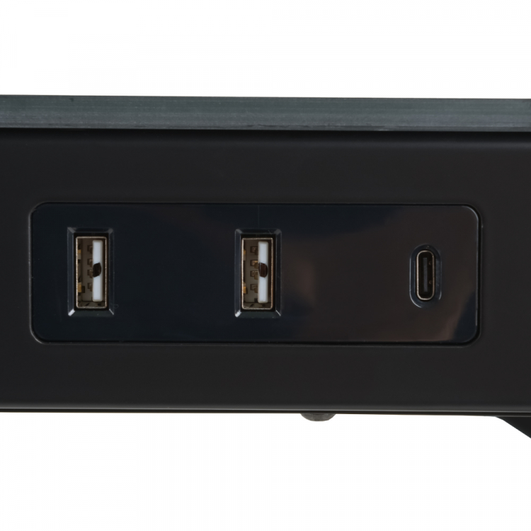 Стеклянный стол с электроприводом LA-T33-E4A (черный),высота 70-120 см, размер столешницы 120*60 см