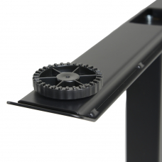 Стеклянный стол с электроприводом LA-T33-E4A (черный),высота 70-120 см, размер столешницы 120*60 см