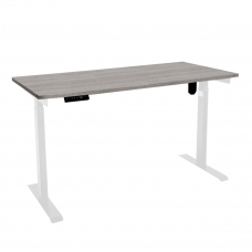 Стол с регулировкой высоты электрический LuxAlto LA-T33-E6 белый/дуб бежево-серый ЛДСП 140*70*2.5