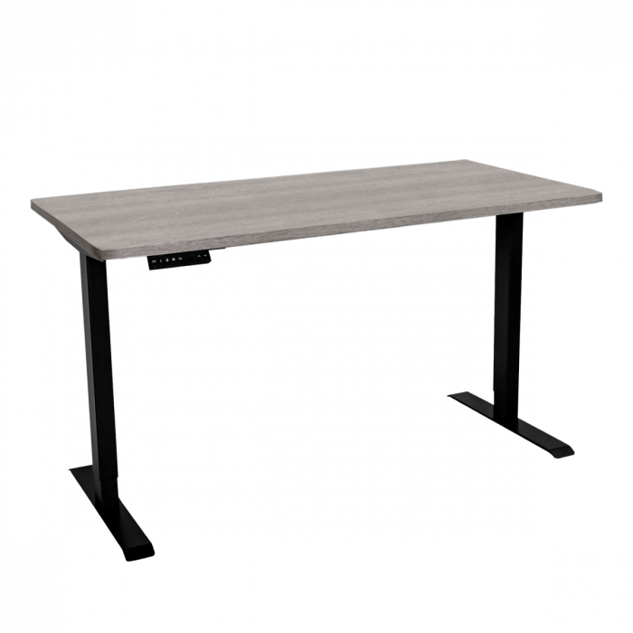 Стол с регулировкой высоты электрический LuxAlto LA-T33-SR2 черный/дуб бежево-серый ЛДСП 120*60*2.5