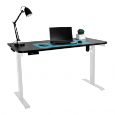 Стол с регулировкой высоты электрический LuxAlto LA-T33-E6 белый/черный ЛДСП 140*70*2.5