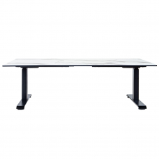 Стол-трансформер регулируемый электрический LuxAlto LA-H33-2A3L LOW черный/мрамор HPL 120*80*1,2