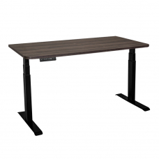 Стол с регулировкой высоты электрический LuxAlto LA-T33-2A3 черный/дуб коричневый ЛДСП 140*60*2.5
