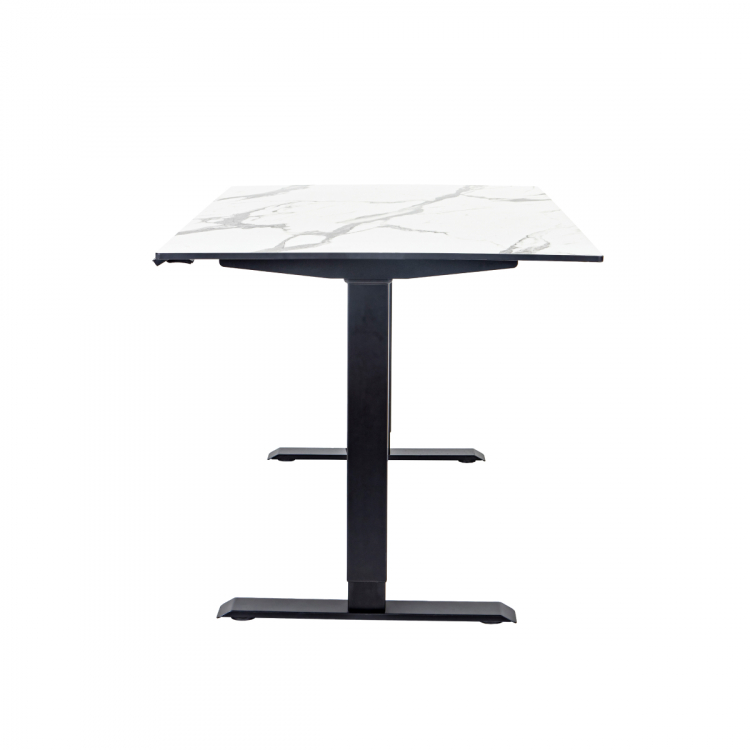 Стол регулируемый электрический LuxAlto LA-H33-2AR2 черный/мрамор HPL 120*80*1,2