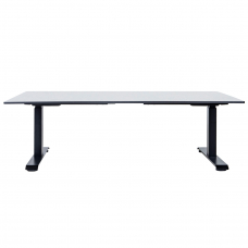 Стол-трансформер регулируемый электрический LuxAlto LA-H33-2A3L LOW черный/белый HPL 120*80*1,2