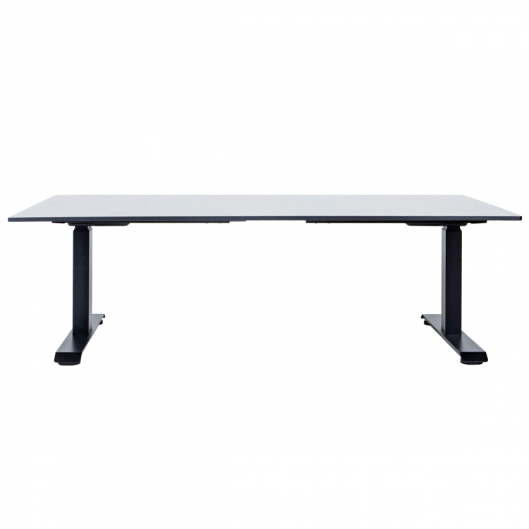 Стол-трансформер регулируемый электрический LuxAlto LA-H33-2A3L LOW черный/белый HPL 120*80*1,2