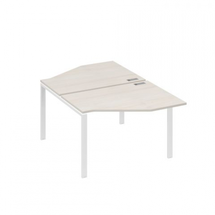 Бенч-система эргономичные столы "Техно" (2x120x60) на каркасе UNO