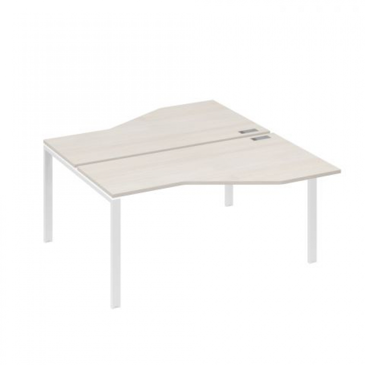 Бенч-система эргономичные столы "Техно" (2x160x60) на каркасе UNO