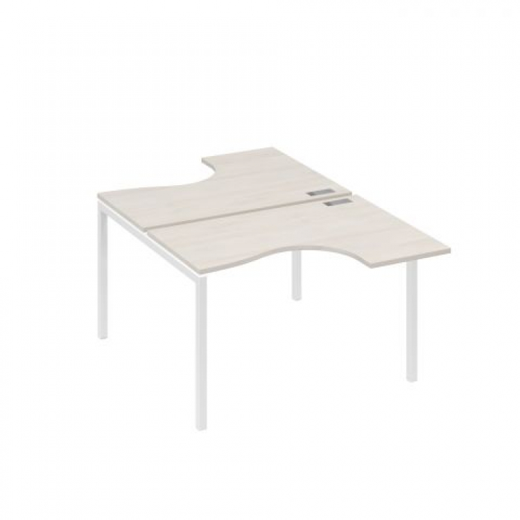 Бенч-система эргономичные столы "Классика" (2x120x60) на каркасе DUE