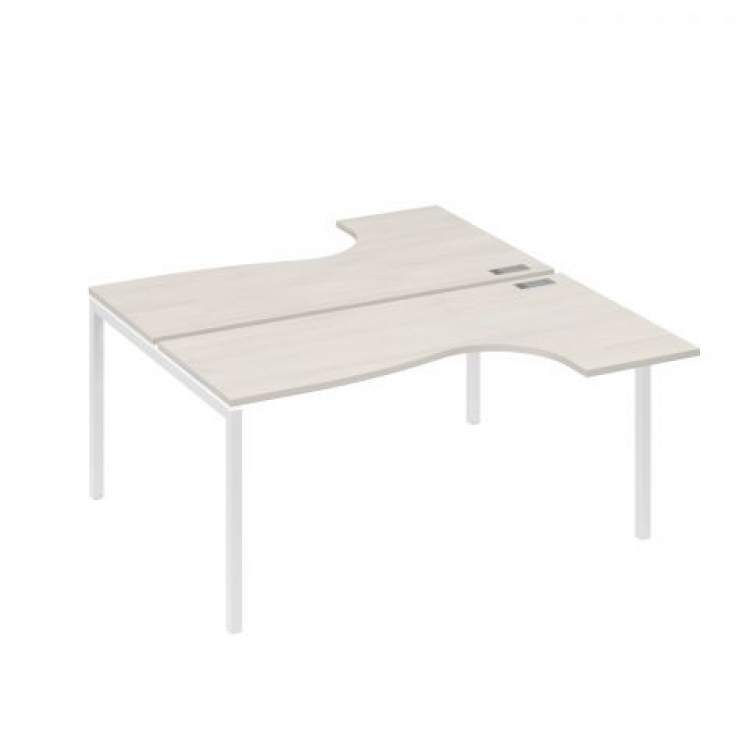 Бенч-система эргономичные столы "Классика" (2x160x60) на каркасе DUE