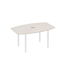 Стол для переговоров фигурный 160 на металлокаркасе DUE