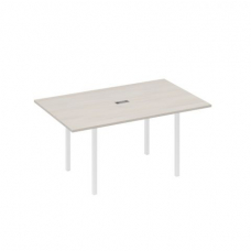 Стол для переговоров прямой 160 на металлокаркасе DUE
