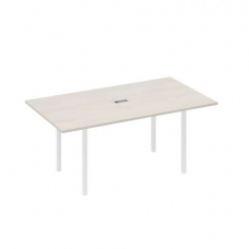 Стол для переговоров прямой 180 на металлокаркасе DUE