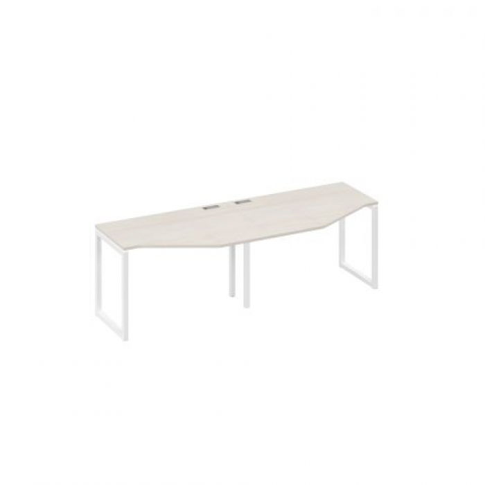 Рабочая станция столы эргономичные "Техно" (2x120x70) на каркасе QUATTRO