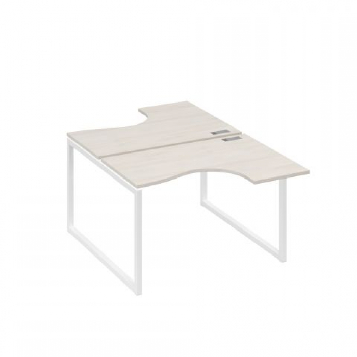 Бенч-система эргономичные столы "Классика" (2x120x70) на каркасе QUATTRO