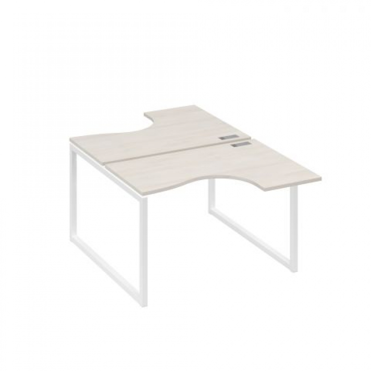 Бенч-система эргономичные столы "Классика" (2x120x70) на каркасе QUATTRO