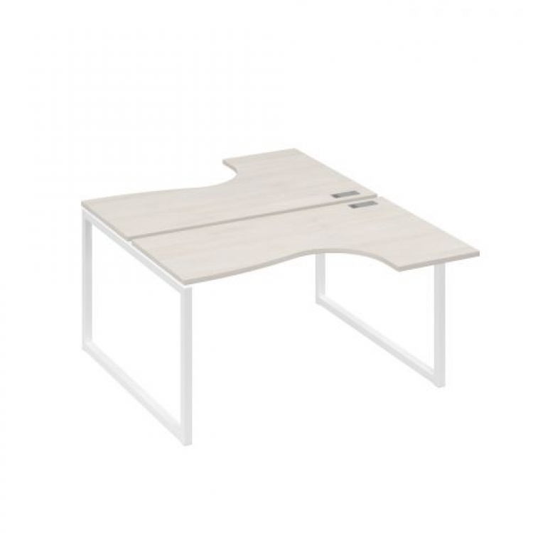 Бенч-система эргономичные столы "Классика" (2x140x70) на каркасе QUATTRO