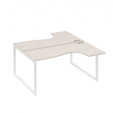 Бенч-система эргономичные столы "Классика" (2x160x70) на каркасе QUATTRO