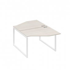 Бенч-система эргономичные столы "Техно" (2x120x60) на каркасе QUATTRO