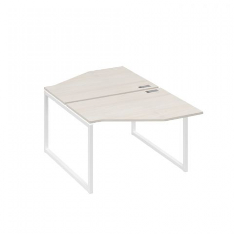 Бенч-система эргономичные столы "Техно" (2x120x60) на каркасе QUATTRO