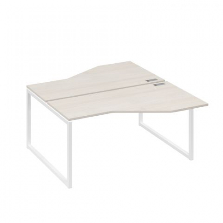 Бенч-система эргономичные столы "Техно" (2x160x70) на каркасе QUATTRO