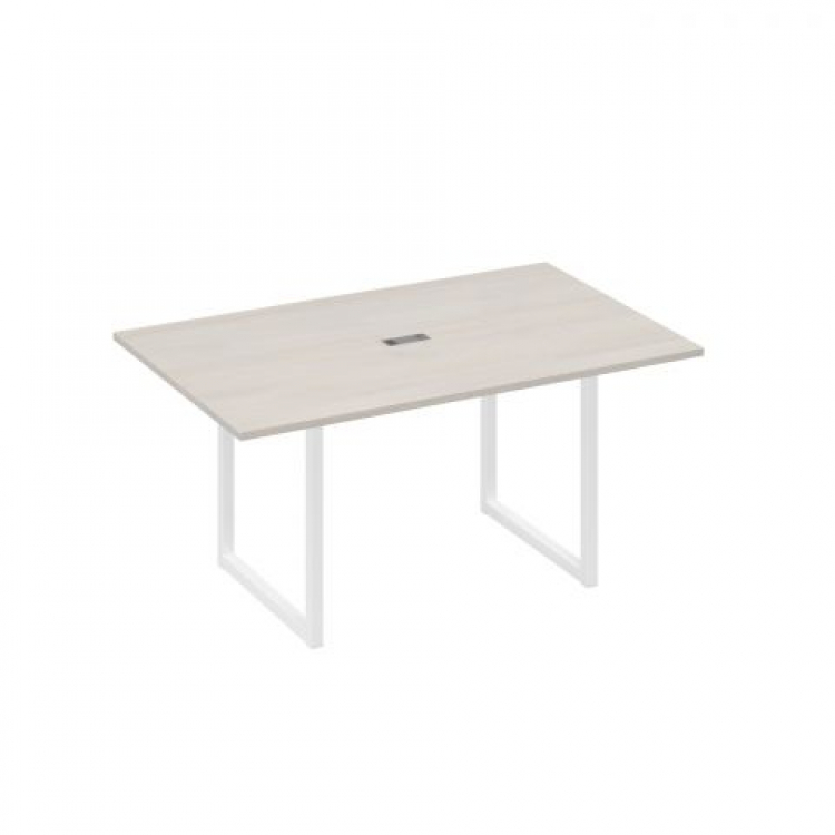 Стол для переговоров прямой 160 на металлокаркасе QUATTRO