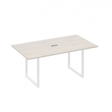 Стол для переговоров прямой 180 на металлокаркасе QUATTRO