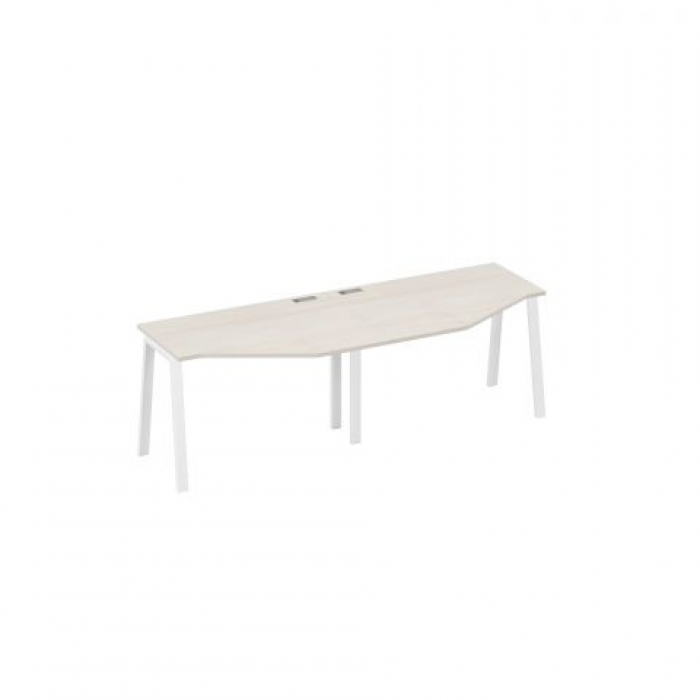 Рабочая станция столы эргономичные "Техно" (2x120x70) на каркасе TRE