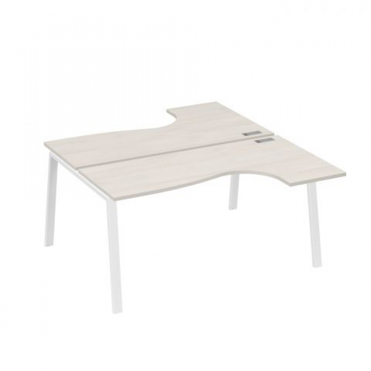 Бенч-система эргономичные столы "Классика" (2x160x60) на каркасе TRE