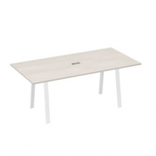 Стол для переговоров прямой 200 на металлокаркасе TRE