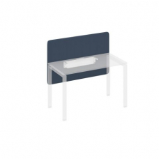 Экран фронтальный большой тканевый для стола 120 с кабель-каналом А4 Б 856