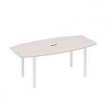 Стол для переговоров фигурный 200 на металлокаркасе UNO