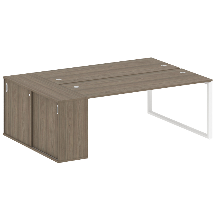 Рабочая станция с опорным шкафом-купе БО.РС-СШК-1.5