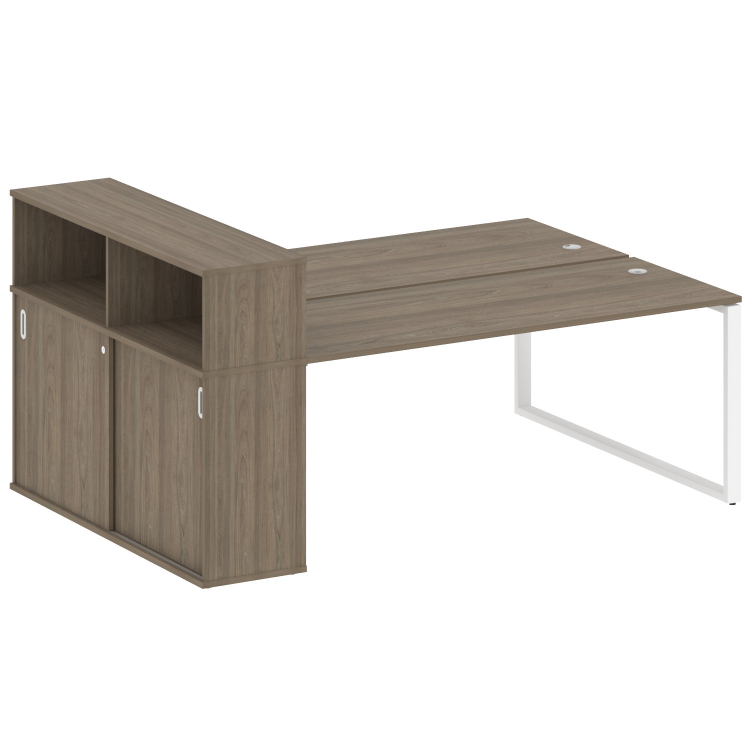 Рабочая станция с опорным шкафом-купе БО.РС-СШК-2.5