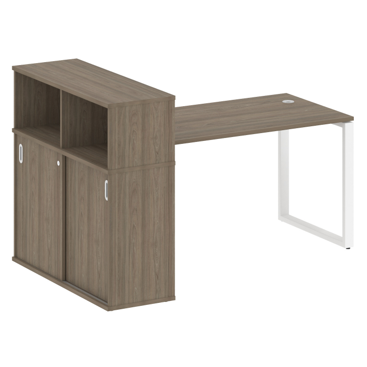 Стол письменный с опорным шкафом-купе БО.РС-СШК-3.3