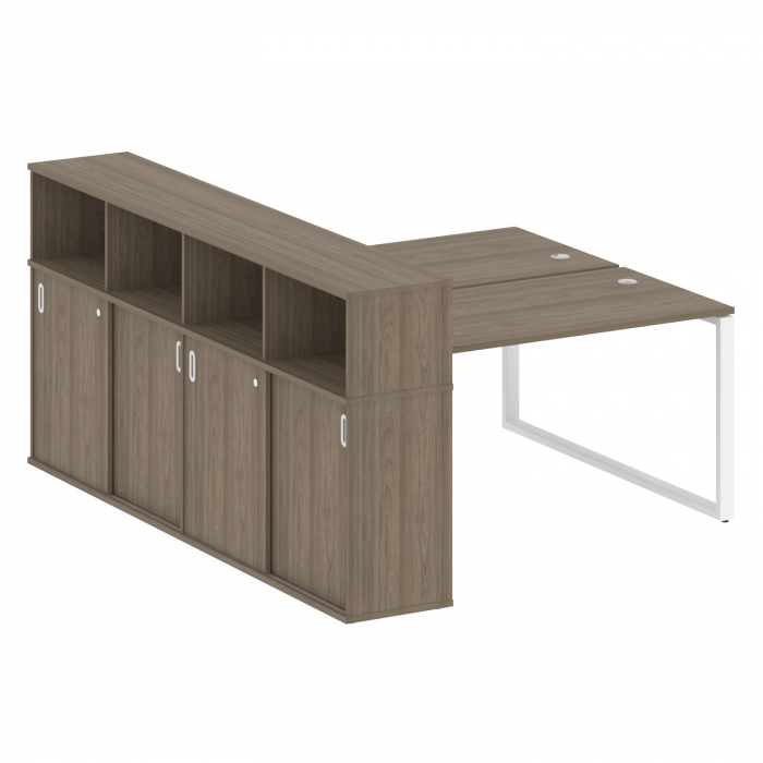 Рабочая станция с опорным шкафом-купе БО.РС-СШК-4.3