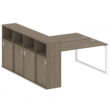 Рабочая станция с опорным шкафом-купе БО.РС-СШК-4.4