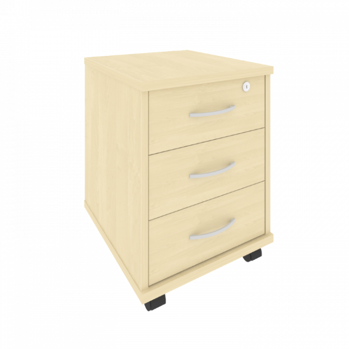 Тумба подкатная 3 ящ. с фолдингом А.ТМ-3F