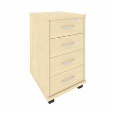 Тумба подкатная 4 ящ. с фолдингом А.ТМ-4F