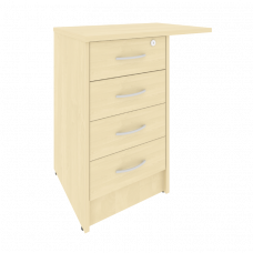 Тумба приставная c фолдингом универсальная А.ТП-4.3F-S