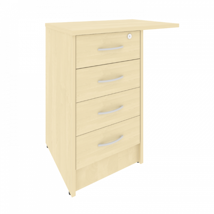 Тумба приставная c фолдингом универсальная А.ТП-4.3F-S