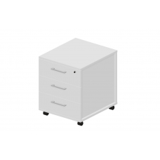 Тумба мобильная (3 ящика ЛДСП) OMP3BI