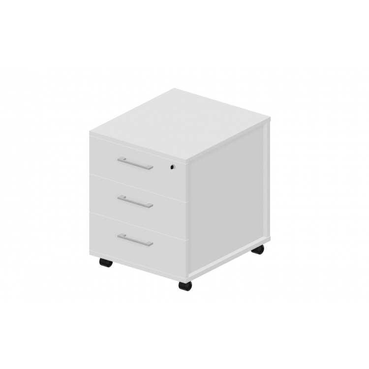 Тумба мобильная (3 ящика ЛДСП) OMP3BI