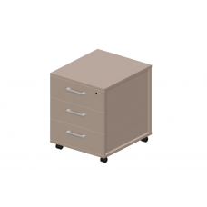 Тумба мобильная (3 ящика фолдинг) OMP3B