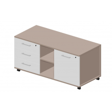 Тумба мобильная сервисная Л/П OMU1253BG