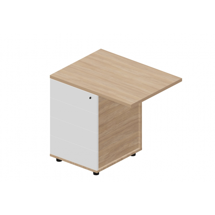 Тумба приставная (без ручек) UDN48060