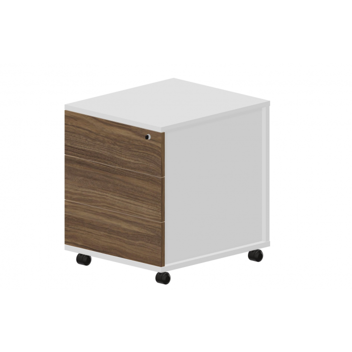 Тумба мобильная без ручек (3 ящика фолдинг) UMP3B