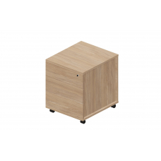 Тумба мобильная без ручек (3 ящика ЛДСП) UMP3BI