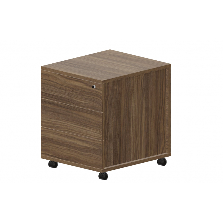 Тумба мобильная без ручек (3 ящика фолдинг) UMP3B